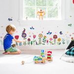 WandSticker4U 'Blümchen' Wandtattoos 193x95 cm