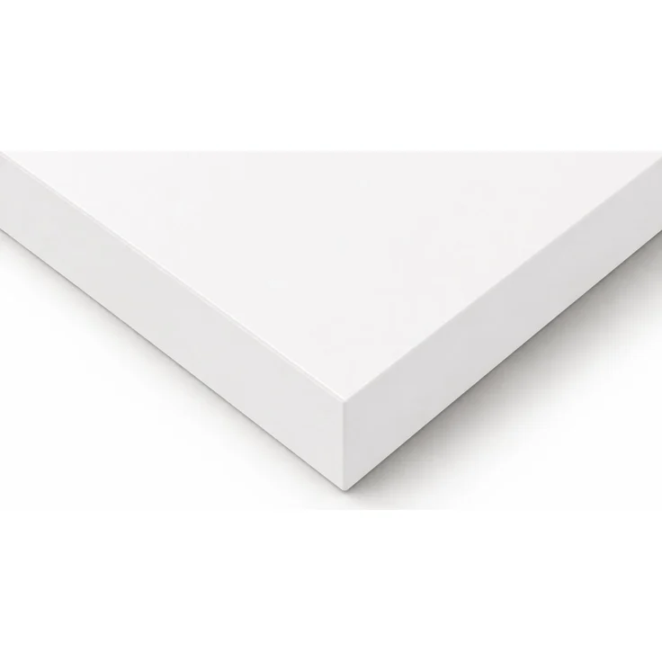 POKAR Tischplatte 120x70 cm | Schreibtischplatte 25 mm Stärke | Ideal für höhenverstellbare Schreibtische und Esstische | Robust und Langlebig | Made in EU | Weiß