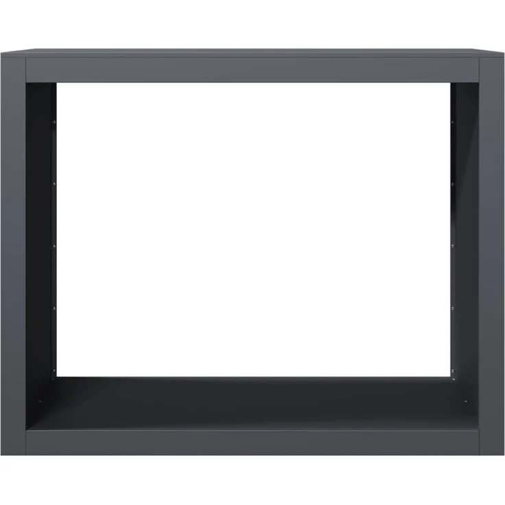 vidaXL Brennholzregal Anthrazit 100x40x80 cm Stahl 850977 – Bild 3