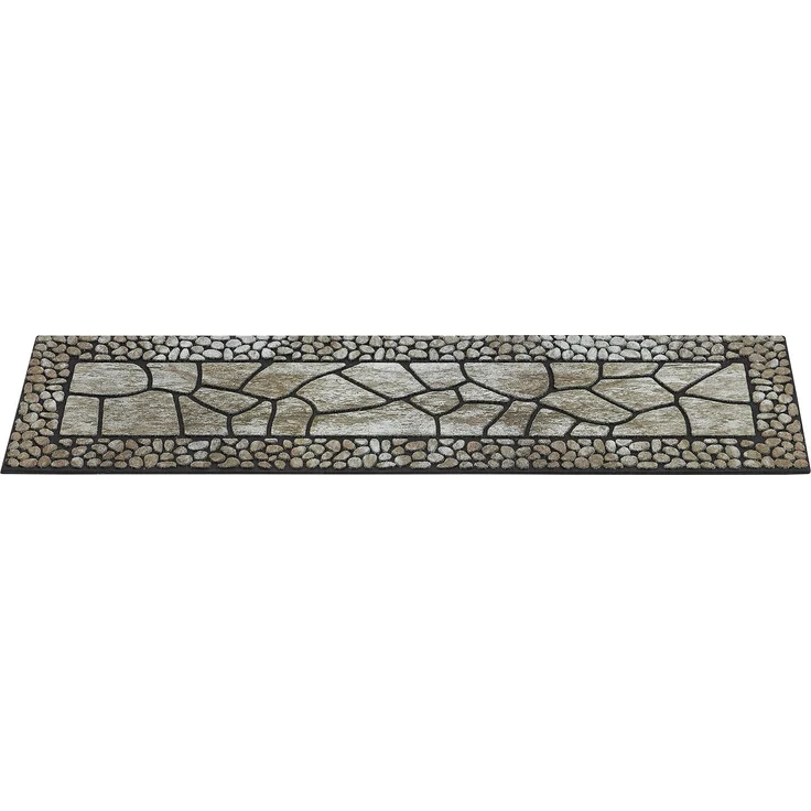 Andiamo Stufenmatte Outdoor, 2er Set, rechteckig, Höhe: 6 mm, Outdoor-Stufenmatten, Stein Motiv, Gartenbereich, Außenbereich – Bild 2