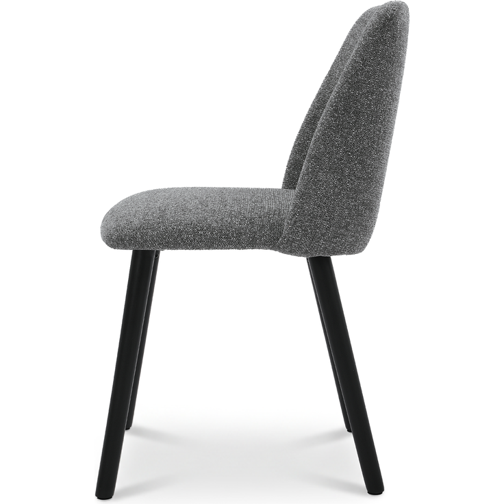 GOEURVANT 421 Esszimmerstühle 6er-Set, Chenille - Schiefergrau – Bild 7