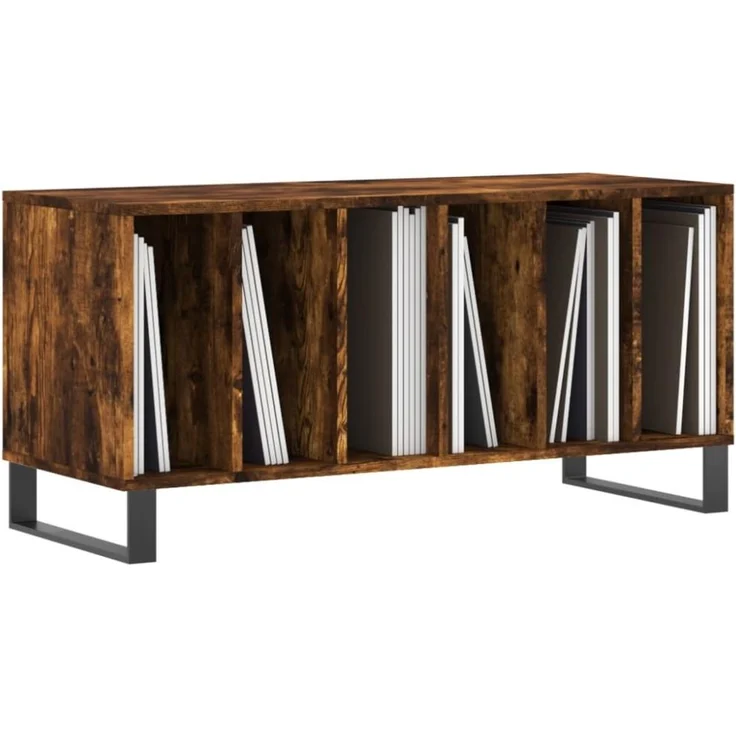 vidaXL Plattenschrank Räuchereiche 100x38x48 cm Holzwerkstoff 831761 – Bild 9