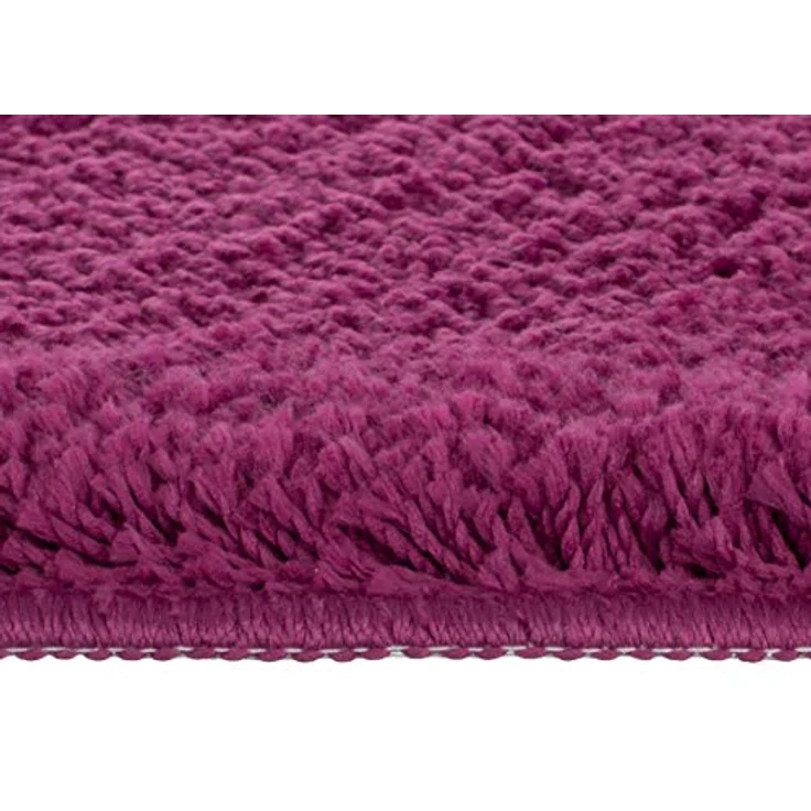 Brandsseller Herz Badematte 70x80 cm Badteppich Badvorleger Badezimmerteppich Duschvorleger Lila – Bild 6