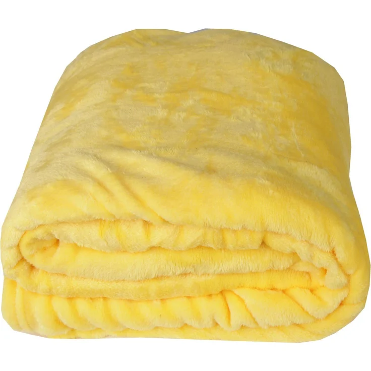 Kuscheldecke "Celina" Gelb 90x140 cm – Bild 8