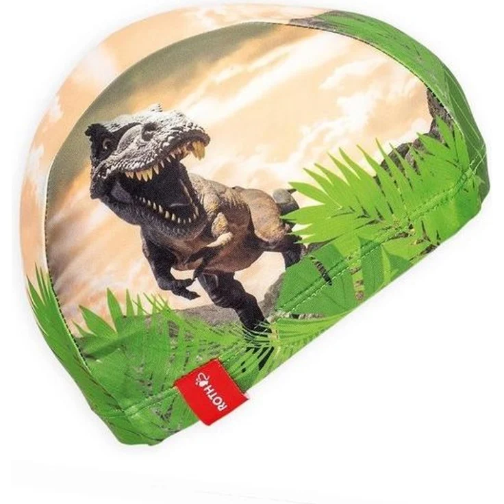 Roth Badekappe Tyrannosaurus, 21x19 cm, schnell trocknend, für Schwimmunterricht, Dinosaurier – Bild 4