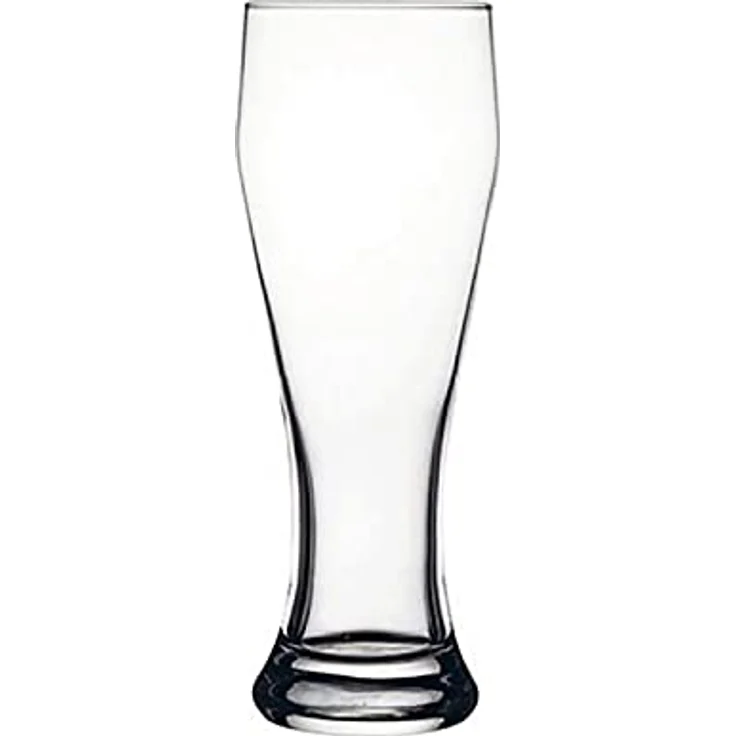 Pasabahce Weizenbierglas, Set mit 6 Stück, 0,67 l, klassisches Sanduhr-Design – Bild 4