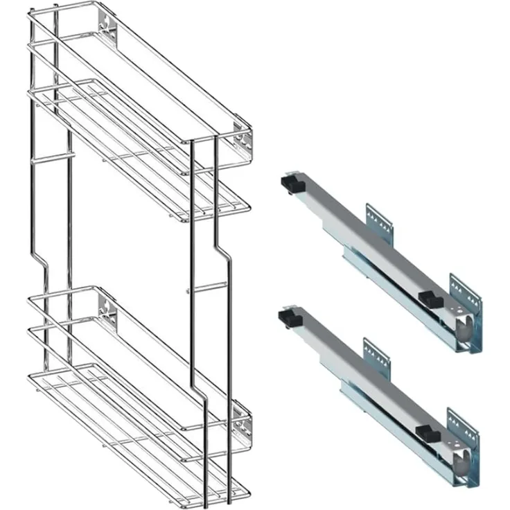 Prima-Online Auszugsunterschrank Unterschrankauszug Küchenauszug Schrankauszug Softclose 150/200/250mm