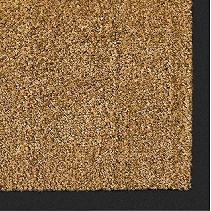 etm Hochwertige Fußmatte | schadstoffgeprüft | bewährte Eingangsmatte in Gewerbe & Haushalt | Schmutzfangmatte mit Top-Reinigungswirkung | Sauberlaufmatte waschbar & rutschfest (120x300 cm, Beige) – Bild 5