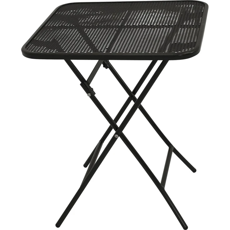 DEGAMO RIVO Klapptisch, Streckmetall, eisengrau, 60x60cm – Bild 3