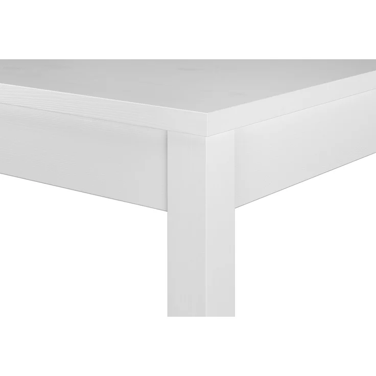 Stilvolle kleine Essgruppe Tisch 2 Stühle Kiefer Massivholz waschweiß 90.70-50 A W Set 23 – Bild 4