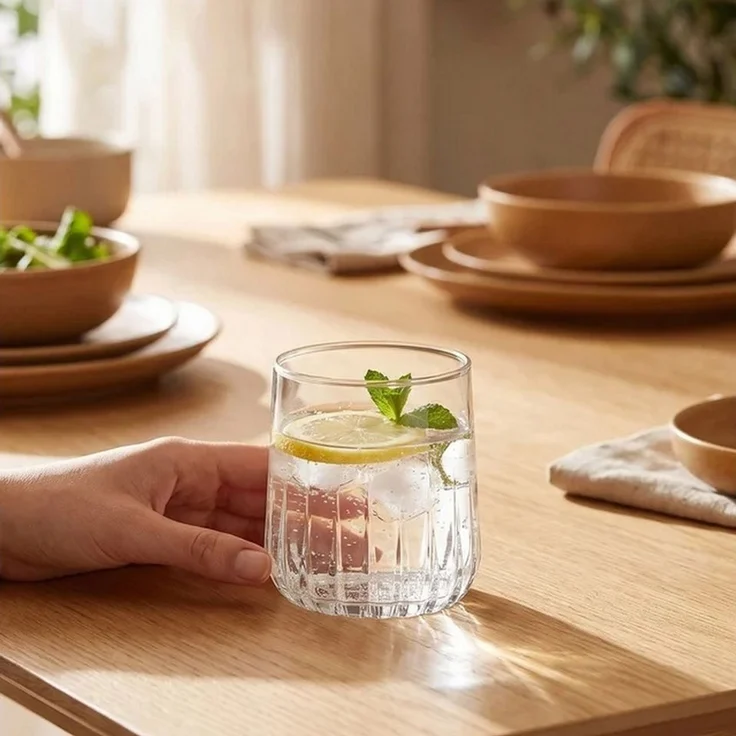 Pasabahce Gläser-Set Nova 3er- Trinkglas - Wasserglas, Kristallglas – Bild 3