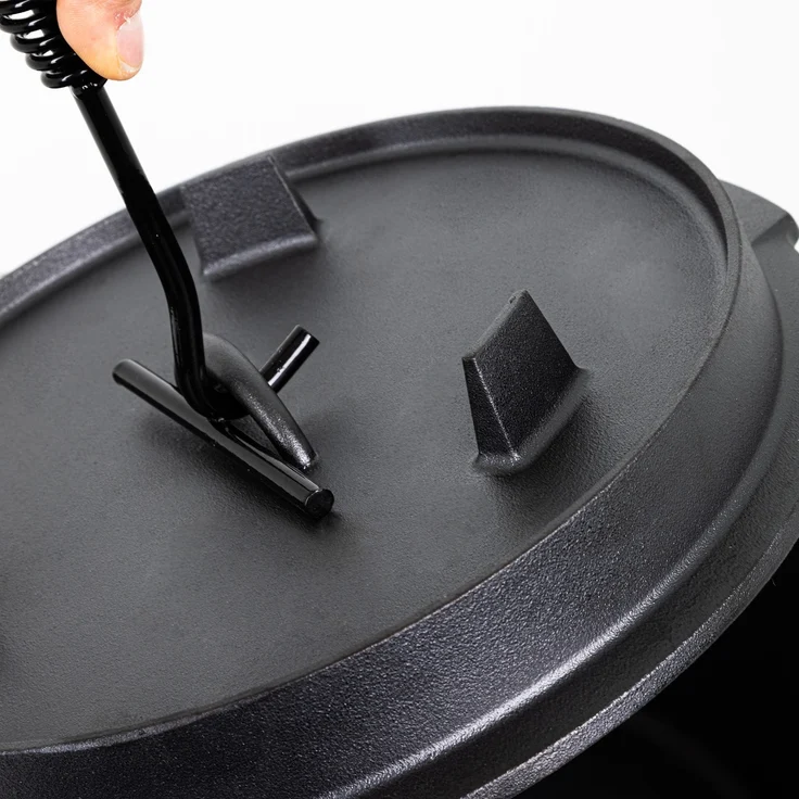 Haushalt International DUTCH OVEN Gussbräter Schmortopf Feuertopf Bräter Topf 8,5 L – Bild 2