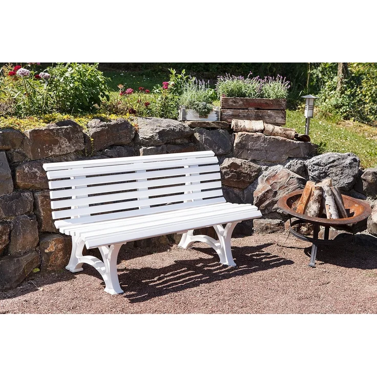 BLOME 425900 Gartenbank Helgoland Sitzbank Parkbank Gartenmöbel 3-Sitzer – Bild 2