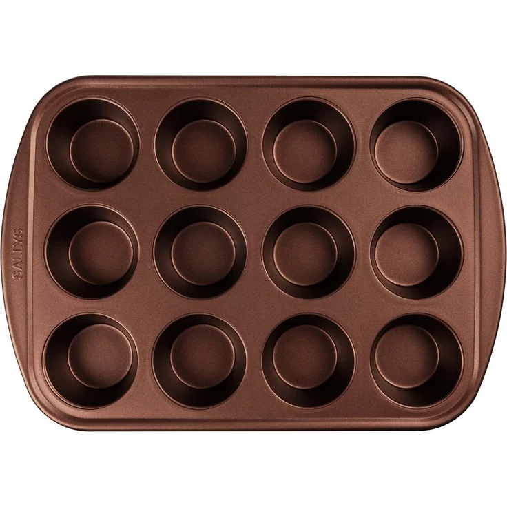 Sallys Muffinform XXL - für 12 XXL extra hohe Muffins, 28 x 40 x 4,5 cm, spezielle Antihaftbeschichtung – Bild 5