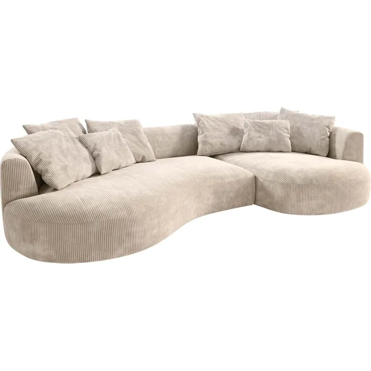 Sofa Edina 330x170 cm Cord Beige