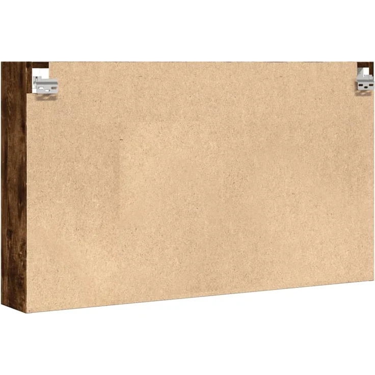 vidaXL Vitrinenschrank Räuchereiche 100x15x58 cm Holzwerkstoff 847930 – Bild 5