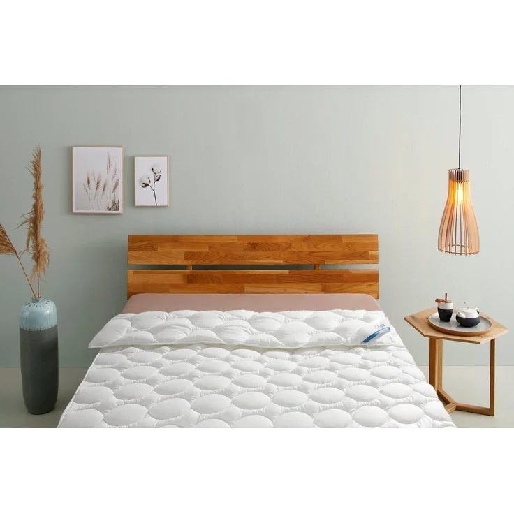 Beco Kunstfaserbettdecke EcoWell Bettdecken Blauer Engel zertifiziert! Für Sommer und Winter, Füllung: Polyester, Bezug: Bio-Baumwolle oder Microfaser, Bettdecke 135x200 cm, 155x220 cm und weitere Größen – Bild 1