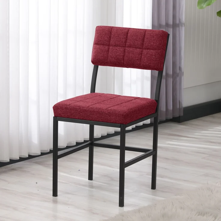 Skye Decor 'Dubai - Burgundy' Stuhl, Bordeaux, 40 x 82 x 40 cm – Bild 3
