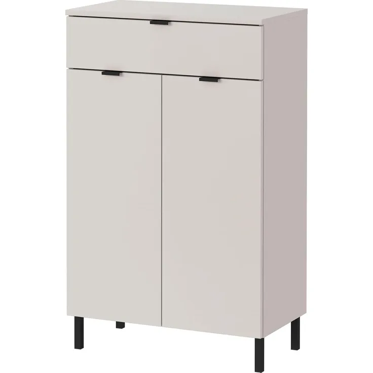 Germania Kommode GW-Arcena 1981-572, in Kaschmir, mit Metallfüßen, 60 x 97 x 34 cm (BxHxT)