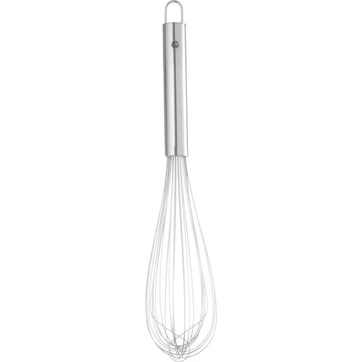 Hendi Schneebesen 350 mm, 12 dünne Drähe, Edelstahlgriff mit Öse