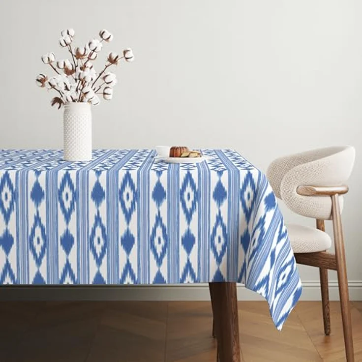Martina Home Tischdecke, Wachstuch, Malorqui, Blau, 100 x 140 cm – Bild 4