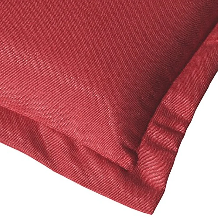 6er Set Beautissu Hochlehner Auflage Loft HL 120 x 50 x 6 cm Rot – Bild 5