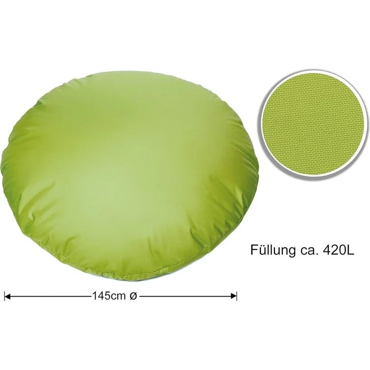 sunnypillow Sitzsack mit Styropor Füllung Outdoor & Indoor für Kinder und Erwachsene – Bild 3