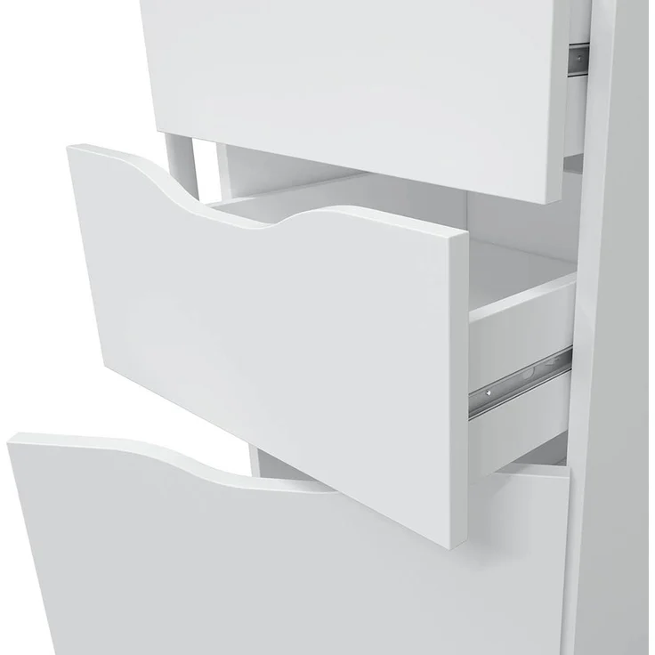 Schreibtisch >Athena< in Artik-Weiß - 138x74x60 (BxHxT) – Bild 4