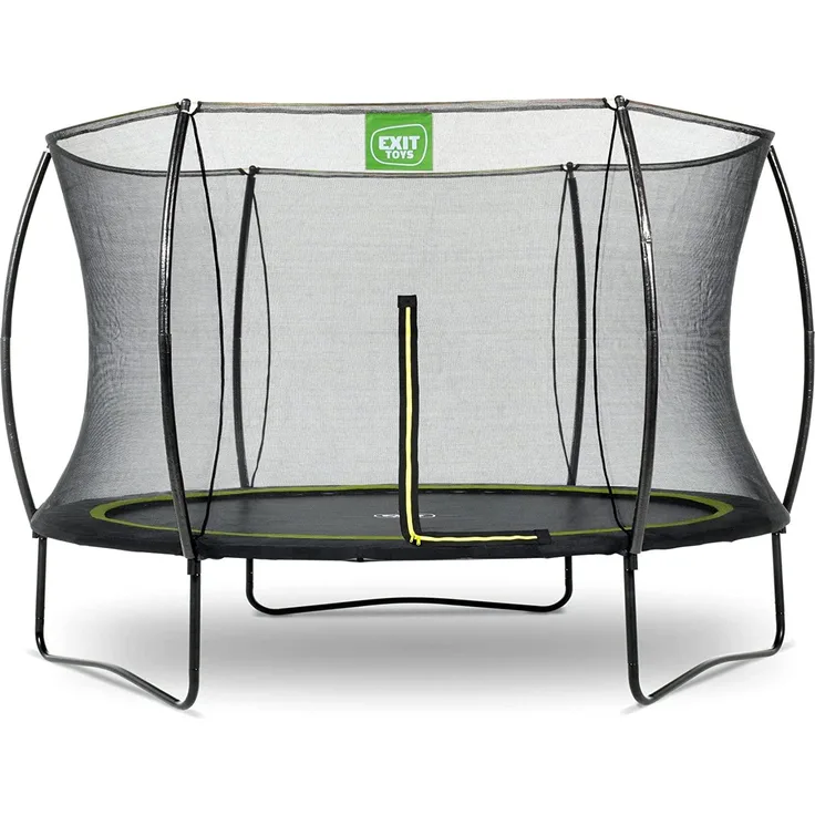 EXIT 'Silhouette' Trampolin, 305 cm Durchmesser, ab 3 Jahren, maximal bis 100 kg belastbar, inkl. Sicherheitsnetz