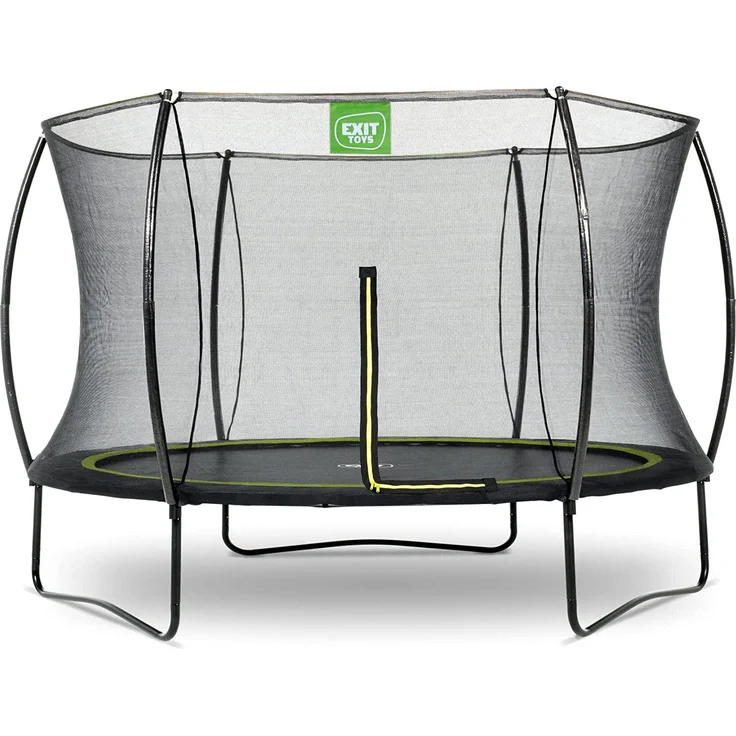 EXIT 'Silhouette' Trampolin, 305 cm Durchmesser, ab 3 Jahren, maximal bis 100 kg belastbar, inkl. Sicherheitsnetz – Bild 1