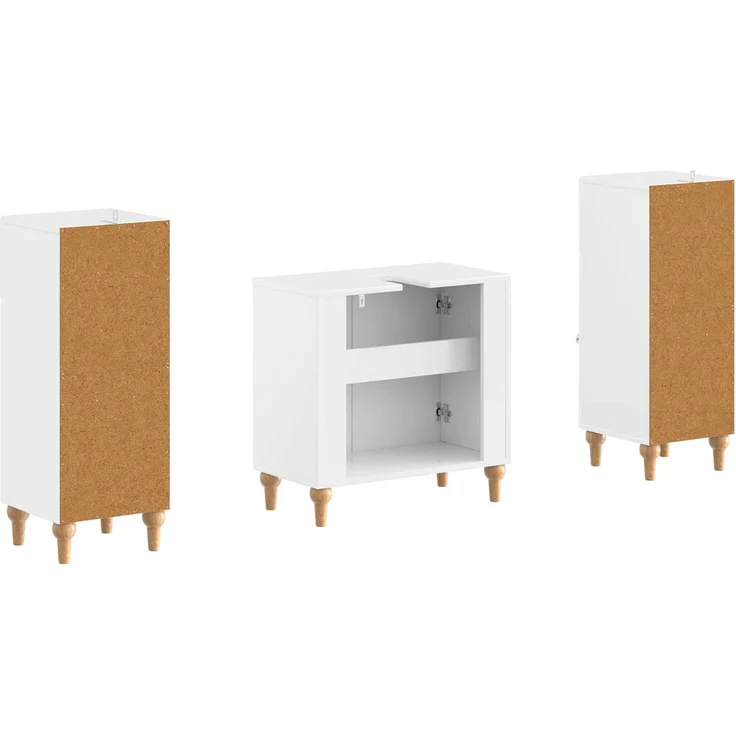 vidaXL 3-teiliges Badezimmer-Schranksystem ALKMAAR 3 stk. 3417994 – Bild 5