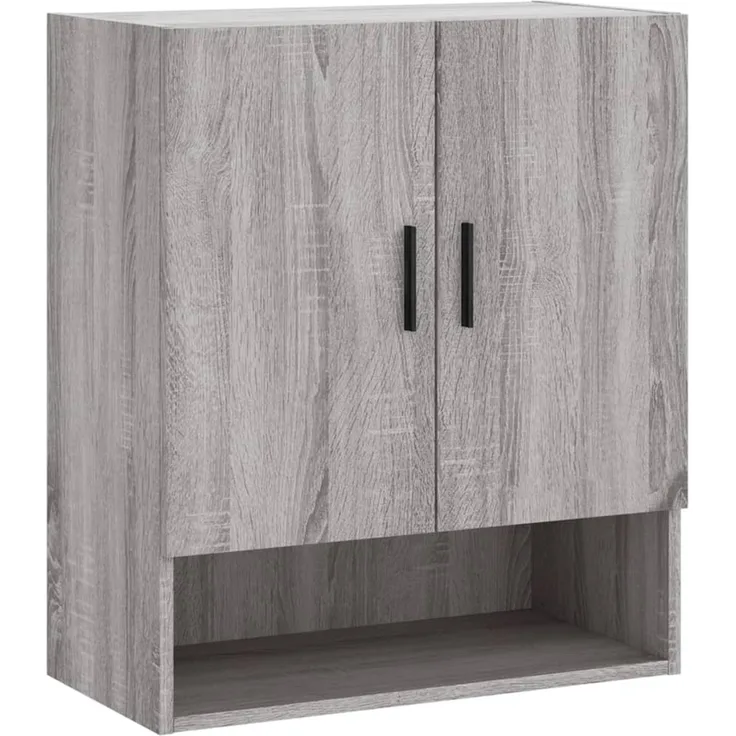 vidaXL Wandschrank Grau Sonoma 60x31x70 cm Holzwerkstoff 829930