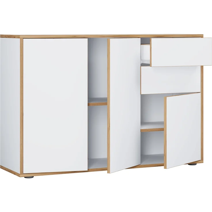 VCM Kommode & Sideboard Salia 920815 Weiß H. 74 x B. 110 x T. 33 cm – Bild 2