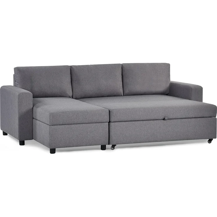 Julian Bowen Angel Schlafsofa mit Stauraum, Hellgrau, 3-Sitzer – Bild 5