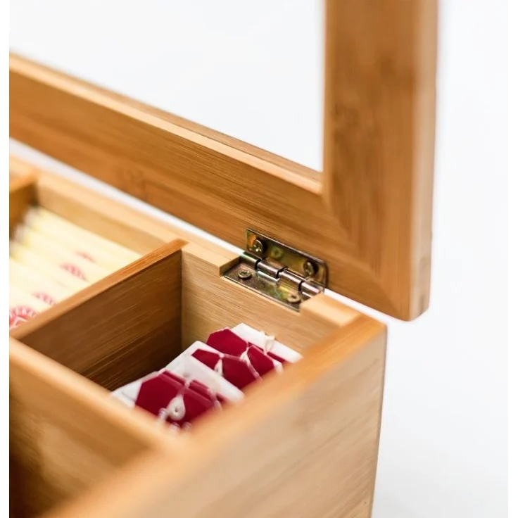 Teebox Bambus lackiert 6 und 8 Fächer – Bild 6