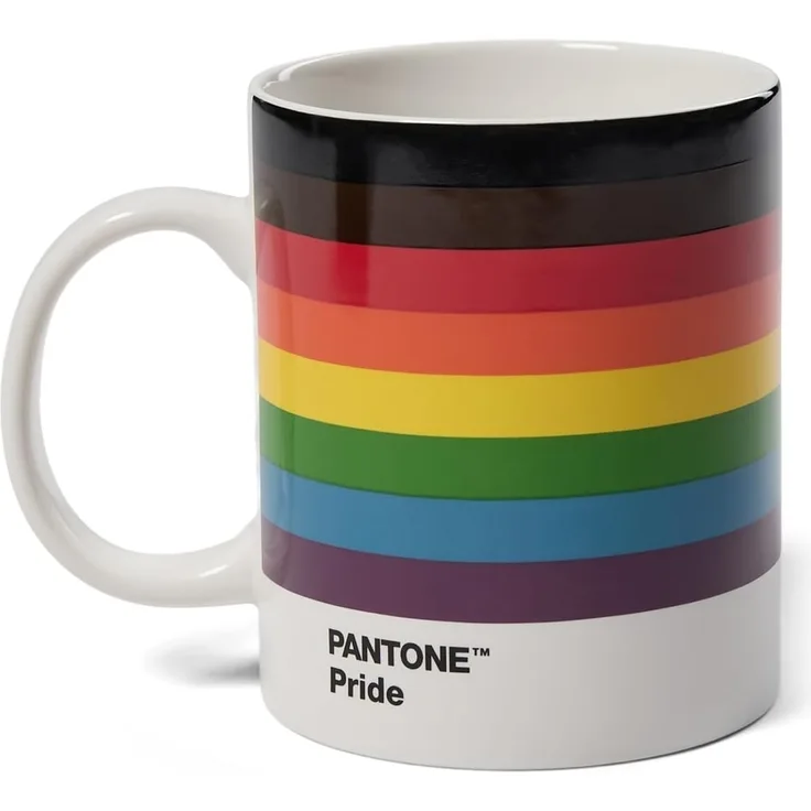 PANTONE Kaffeeservice, Porzellan Kaffeebecher, 375ml, inkl. Geschenkbox, PRIDE