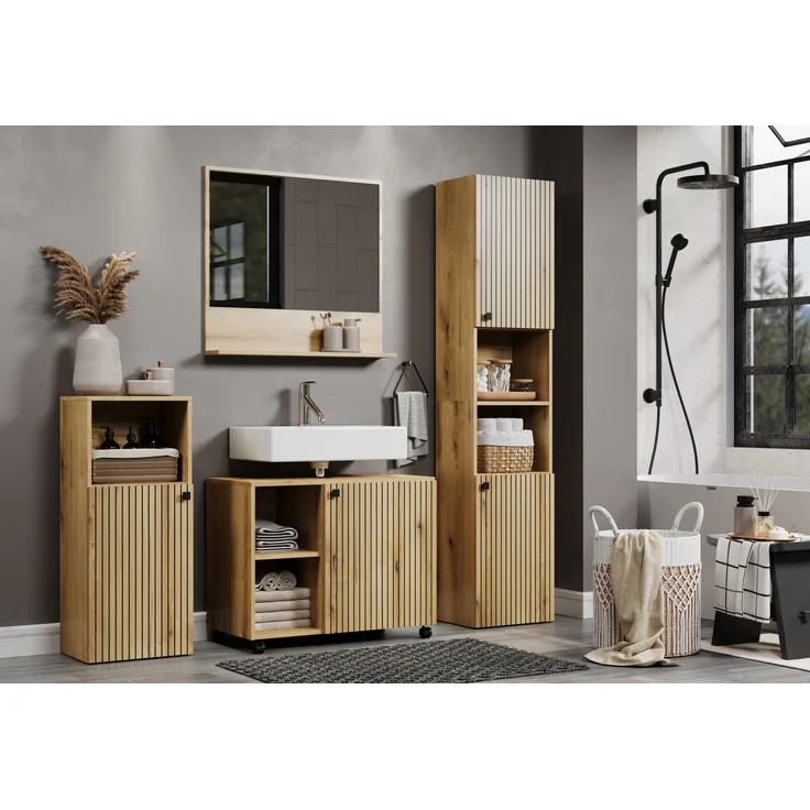 Badmöbel Set Bliss in Evoke Eiche 180 cm – Bild 10