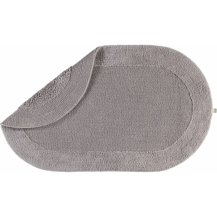 Rhomtuft Badteppich Exquisit|70x130 cm| kiesel