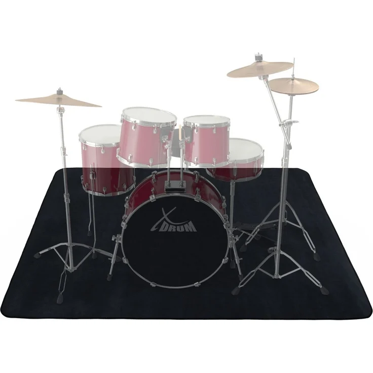 Stagecaptain Teppich DTB-1620 Drum Teppich - Schlagzeugteppich - 160 x 200 cm, Rechteckig, Dicht gewebte Oberfläche - Rutschfeste Unterseite – Bild 2