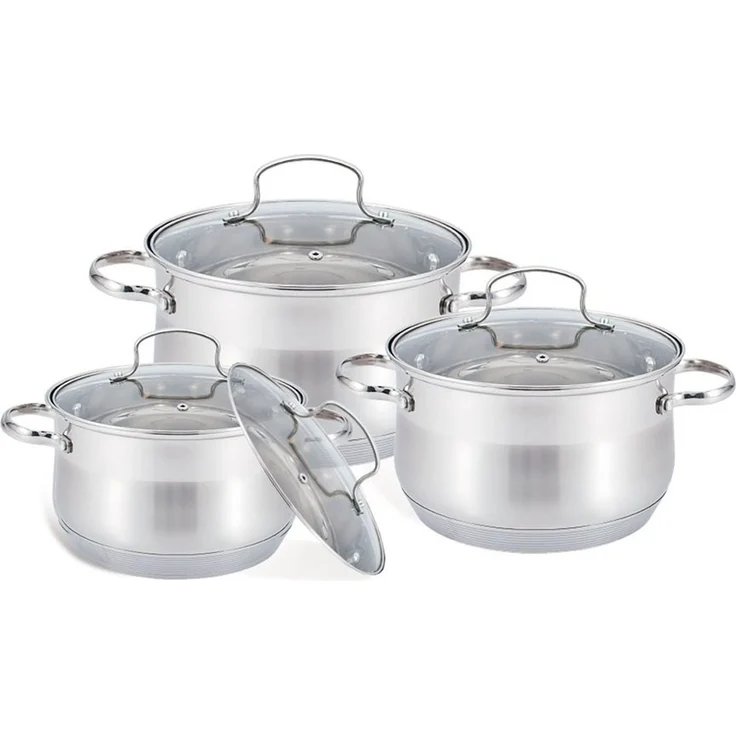Maestro Maestro 6-teiliges Kochgeschirr-Set 2,1 l 2,9 l 3,9 l MR35126M