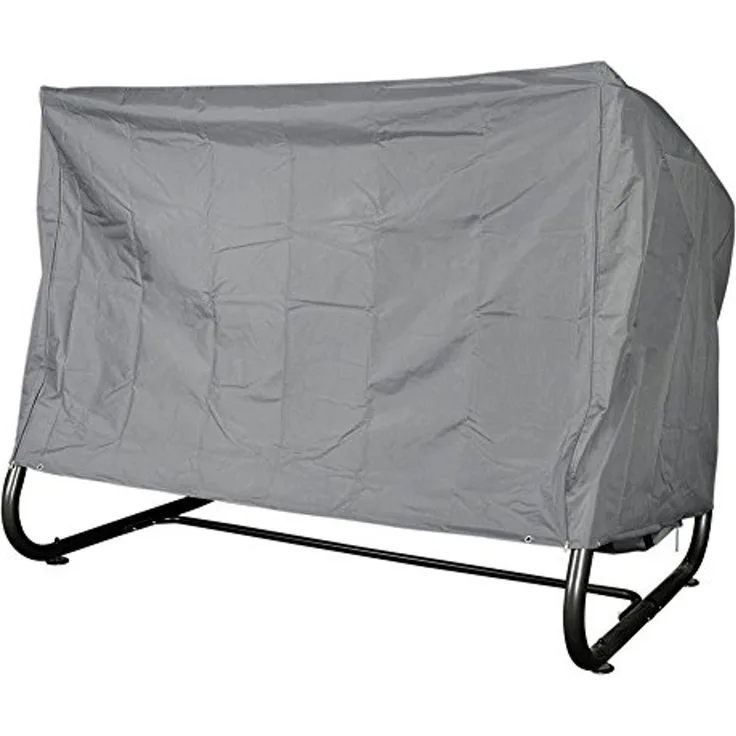 Happy People Deluxe Abdeckung für Garten-Schaukel 210 x 150 x 130 cm grün 79328