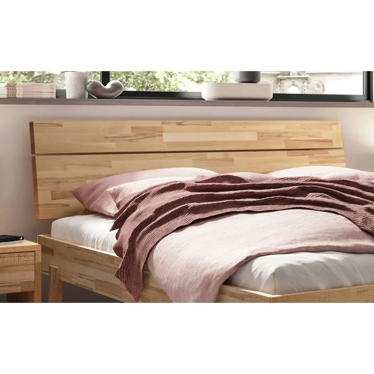 Hasena Bett Imperia Kernbuche massiv, geölt 140x200 cm, Komforthöhe 25 cm – Trento – Bild 3