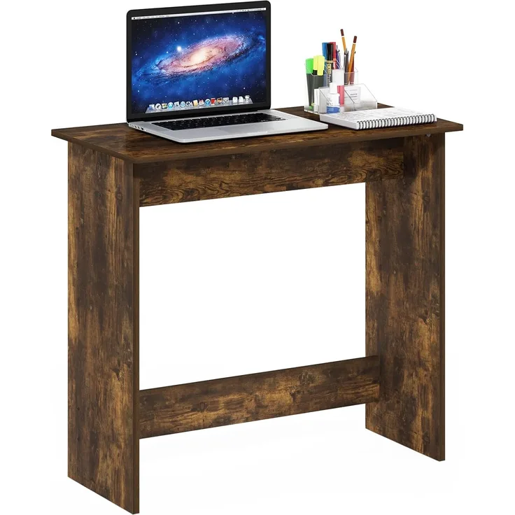 Furinno Simplistic Schreibtisch, Computertisch, PC-Tisch, Bürotisch, Bernsteinkiefer