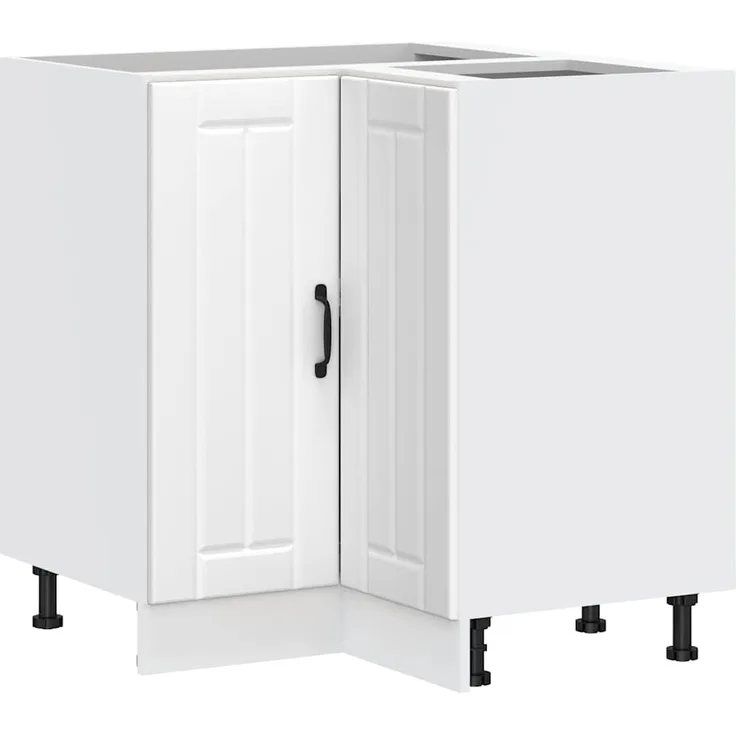 vidaXL Küchen-Eckunterschrank Lucca Weiß Holzwerkstoff 853747