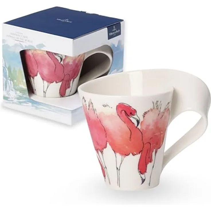 Villeroy & Boch NewWave Caffè Becher mit Henkel 300 ml Flamingo