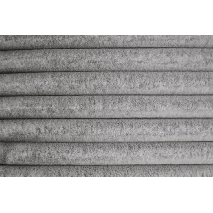 KAWOLA Hocker WIOLO SOFT Sitzelement für Modulsofa Weicher Breitcord grau 43 x 111 x 111 cm – Bild 5