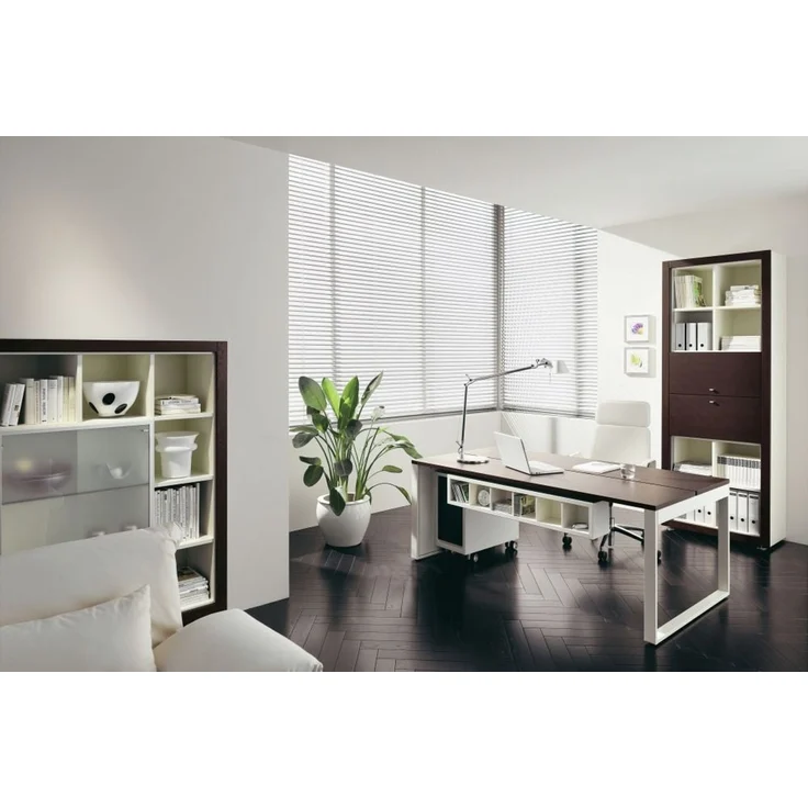 GARDINIA Alu-Jalousie, Sicht, 25 mm, Weiß, 175x110 cm – Bild 3