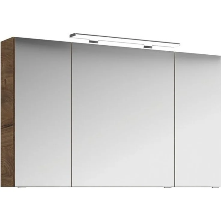 PELIPAL Badmöbel-Set Serie 4010 Spiegelschrank 5308 - Eiche Ribbeck quer NB 120 cm – Bild 4