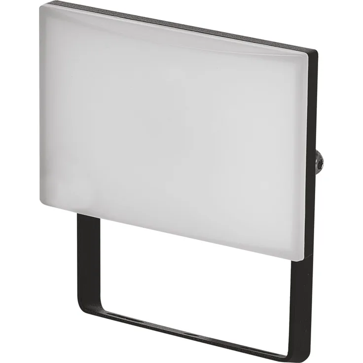 EMOS - LED-Strahler Tambo - ultradünnes Aluminium Flutlicht - wasserdicht - neutralweiß (4000 K) - 1000 lm - 10 W - Lebensdauer 25 000 Std. - Abstrahlwinkel 120° - für Außenbereich - schwarz