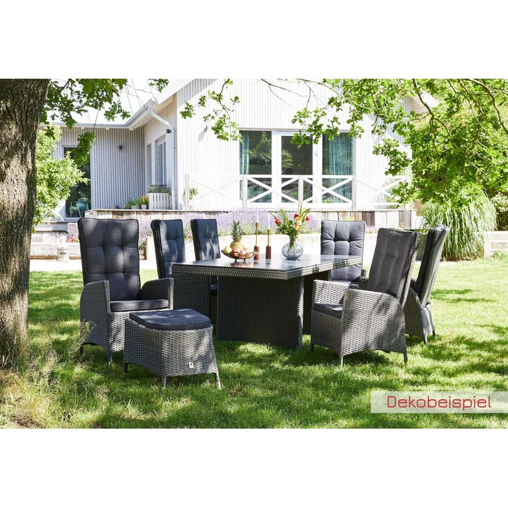 LC Garden »Barcelona« Dining Hocker grau-mix – Bild 1